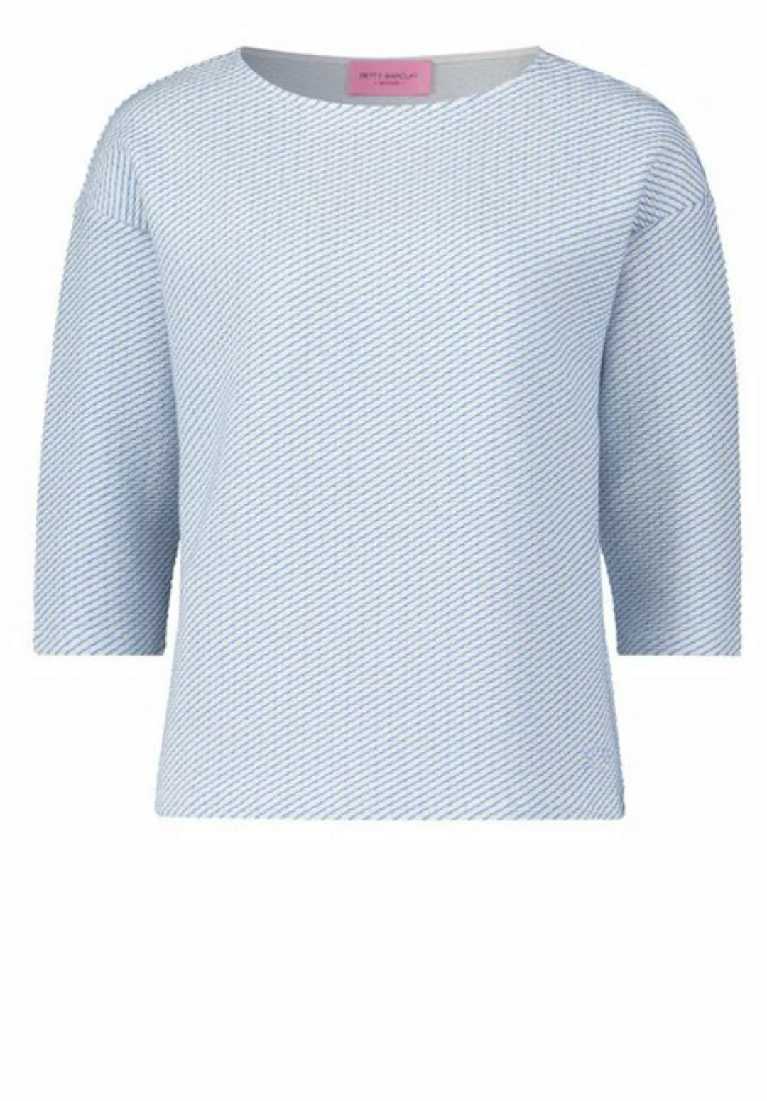 Betty Barclay Sweatshirt Sweat Kurz 3/4 Arm, Cream/Blue günstig online kaufen