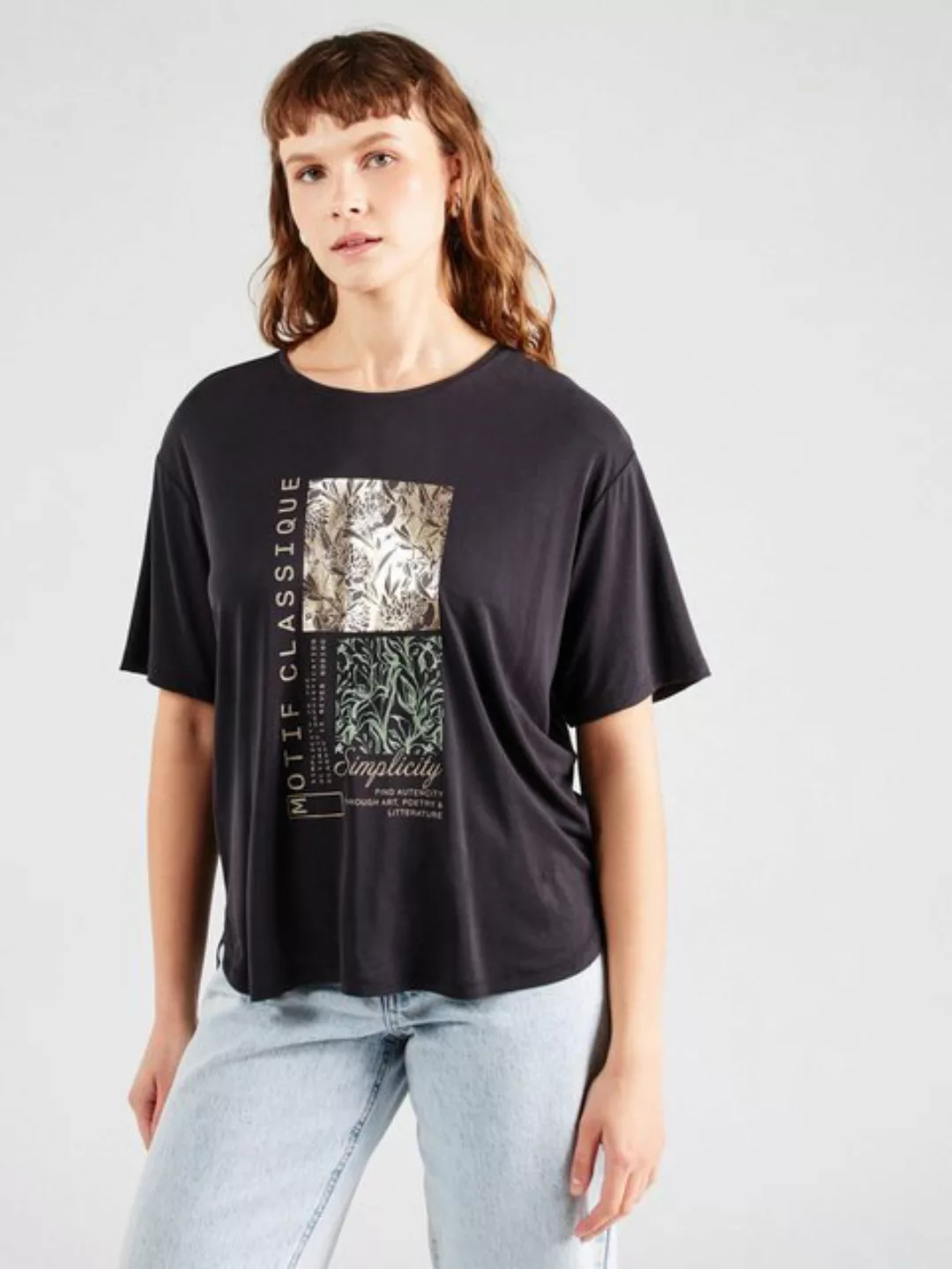 ONLY Kurzarmshirt "ONLFREE LIFE S/S BOTANICAL TOP BOX JRS" günstig online kaufen