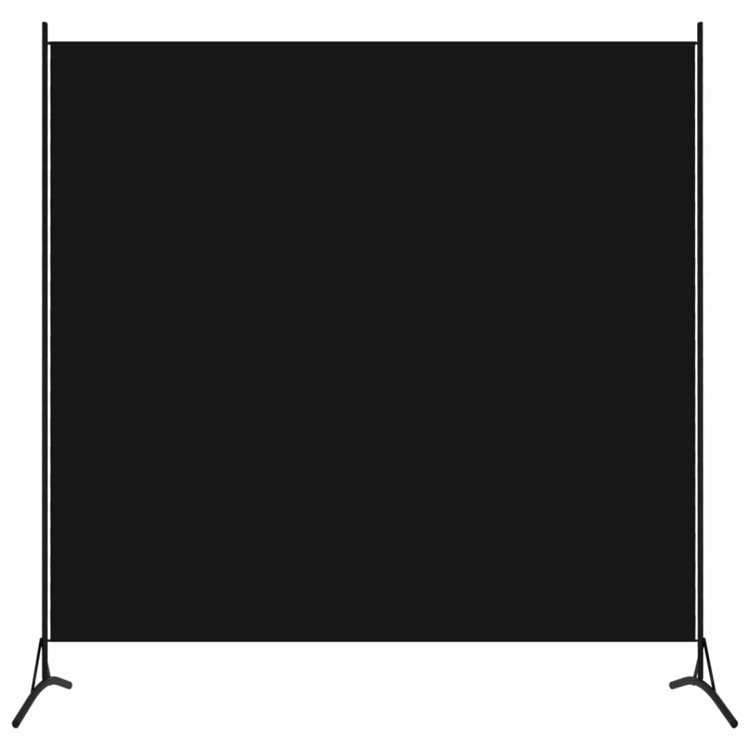 1-tlg. Raumteiler Schwarz 175x180 Cm günstig online kaufen