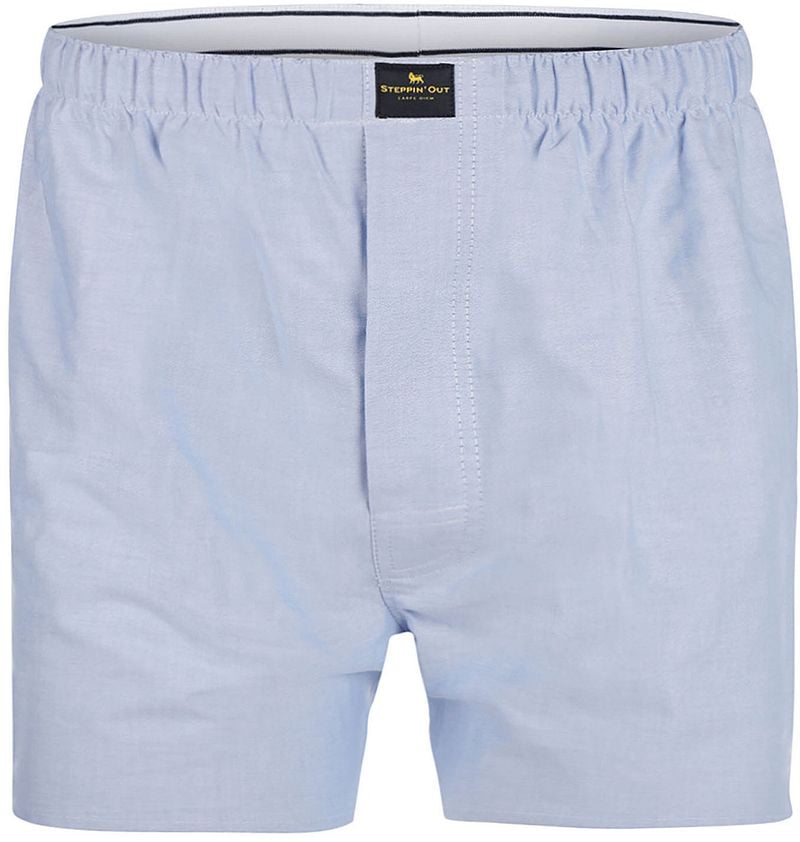 Steppin' Out Boxer Blue Oxford - Größe S günstig online kaufen