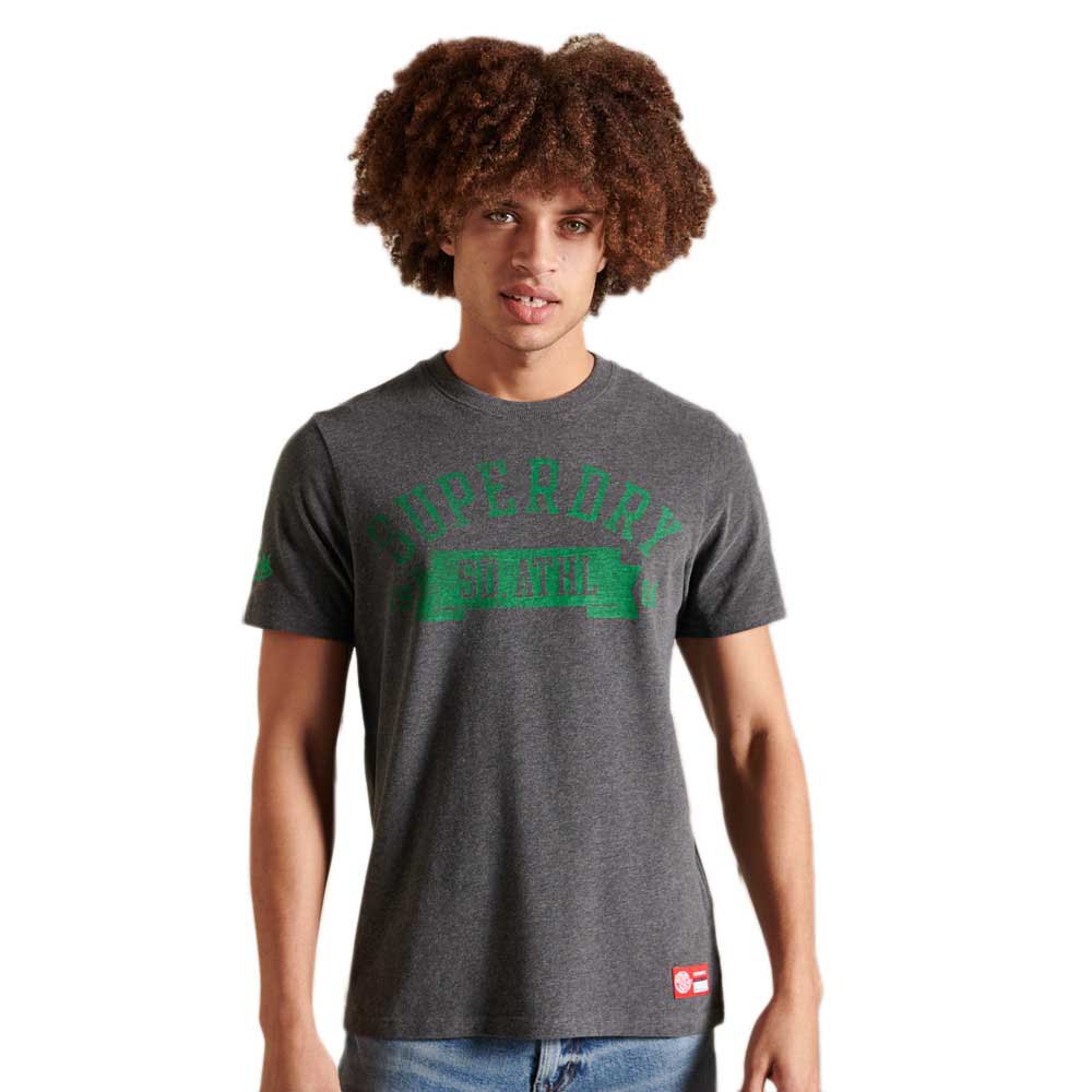 Superdry Track & Field Kurzärmeliges T-shirt S Charcoal Marl günstig online kaufen