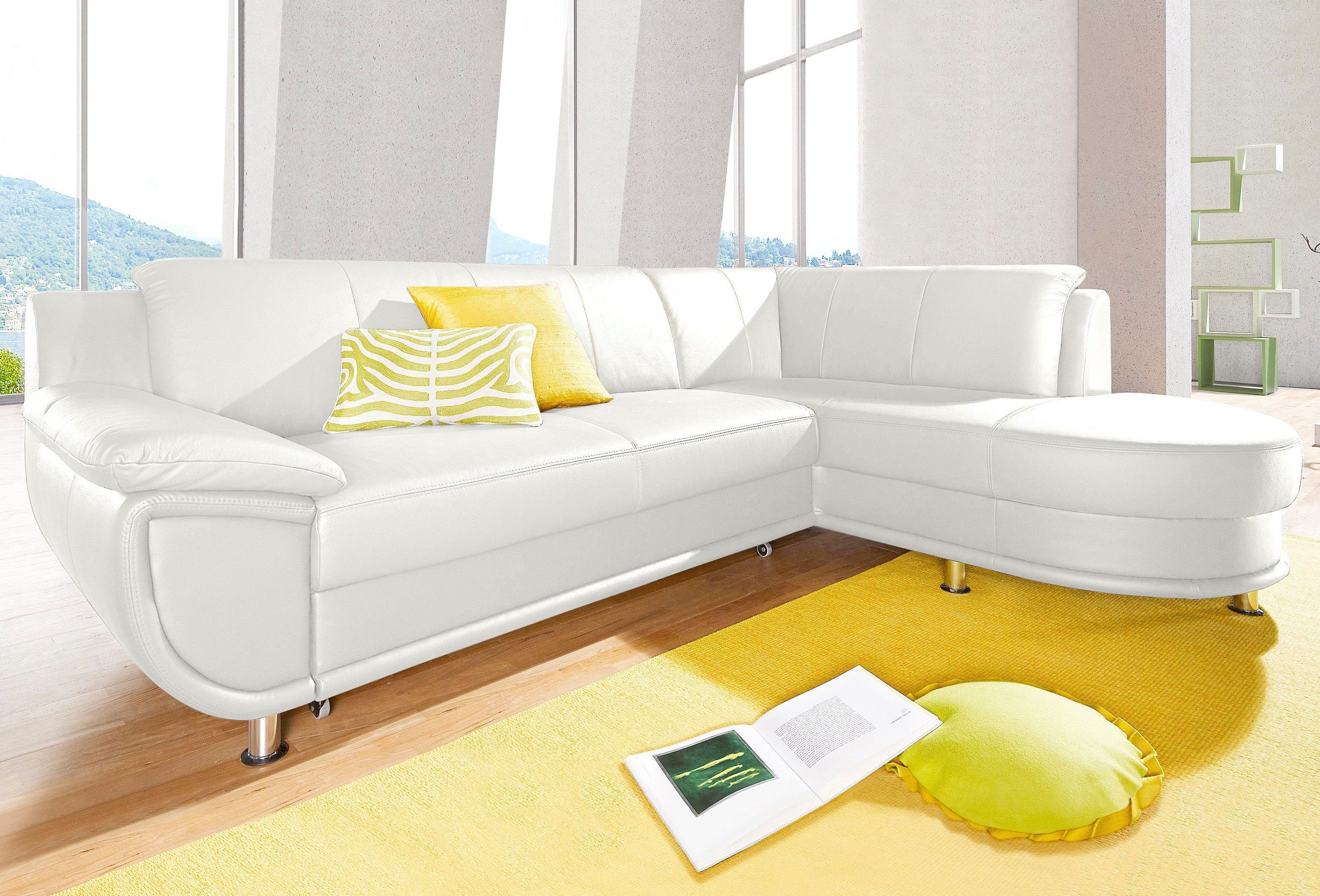 TRENDMANUFAKTUR Ecksofa "Rondo, zeitlos und elegant, bequem, L-Form", wahlw günstig online kaufen