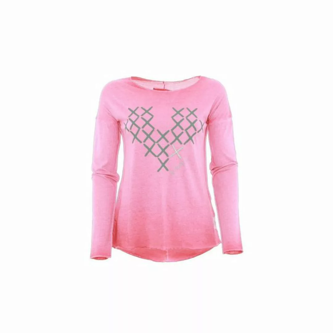 DAILY´S Langarmshirt pink regular (1-tlg) günstig online kaufen