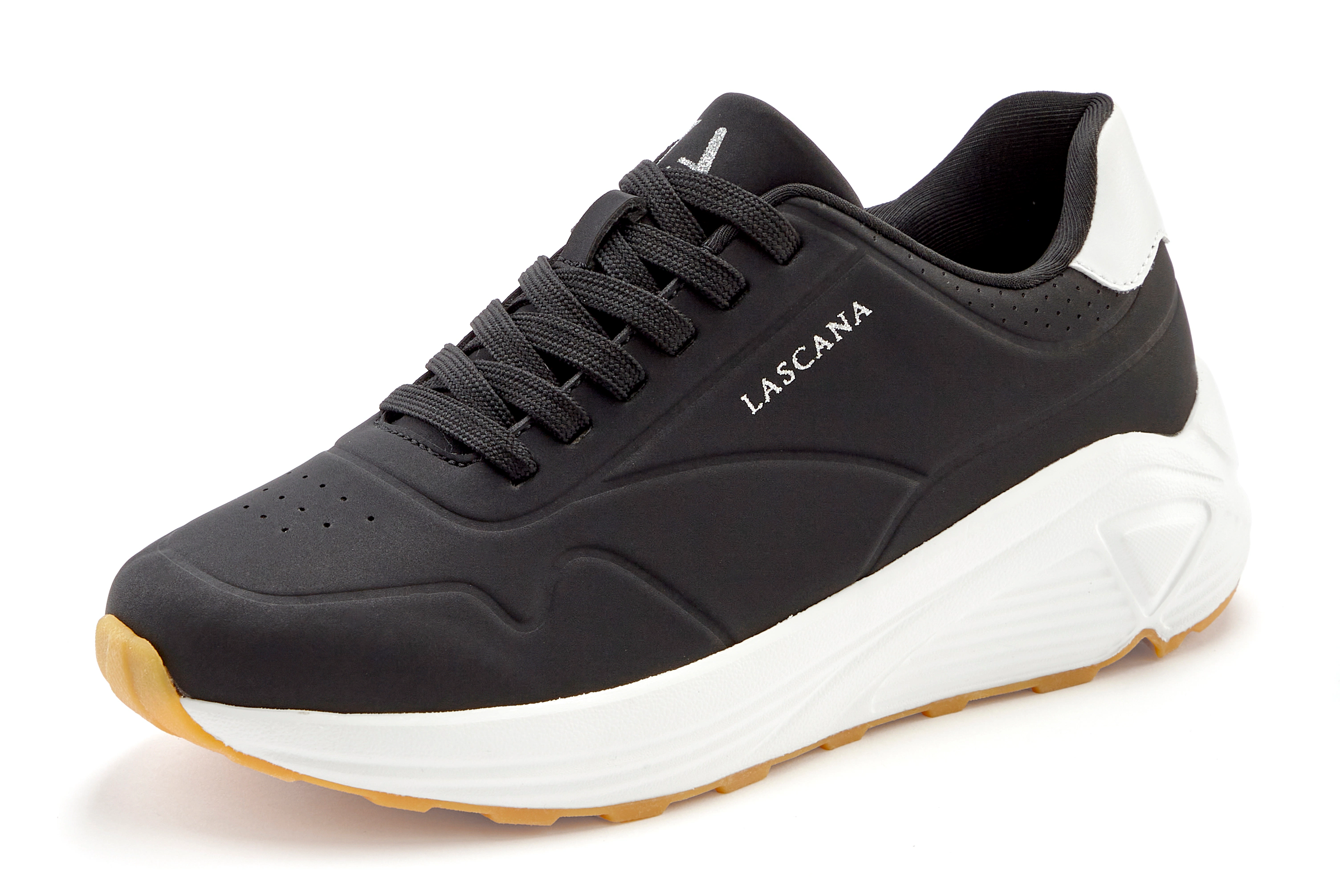 LASCANA Sneaker, Freizeitschuh, Halbschuh im sportiven Look VEGAN günstig online kaufen