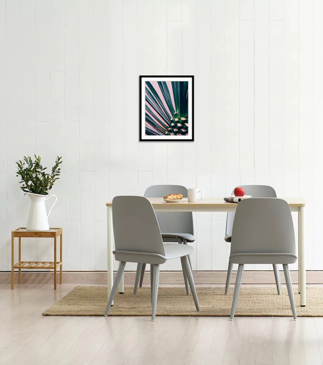 queence Bild »Kim«, Blätter-Palmen-Stechpalmen-Foto-Kunst, HD Premium Poste günstig online kaufen