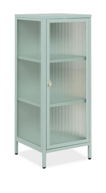 Furn.Design Vitrine Maram (Glasvitrine in mintgrün, 40 x 102 cm) Aus Metall günstig online kaufen