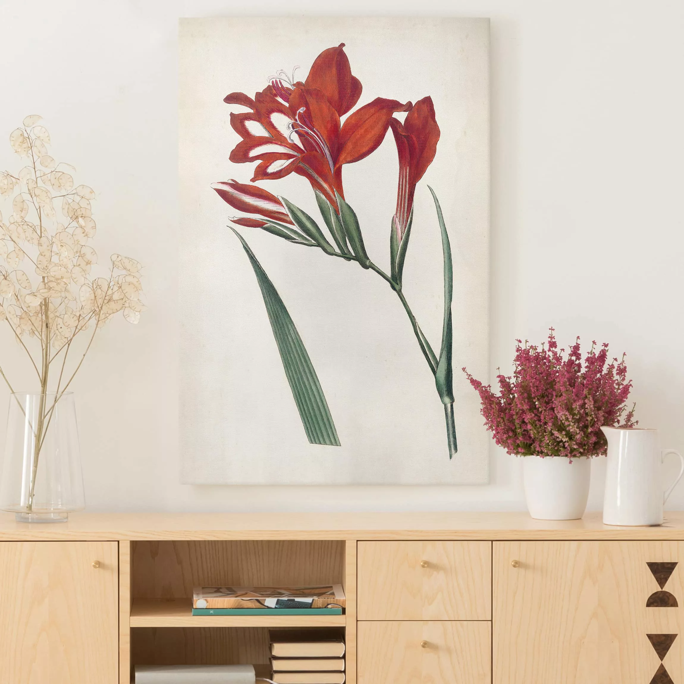 Leinwandbild Blumen - Hochformat Gartenschönheit VI günstig online kaufen