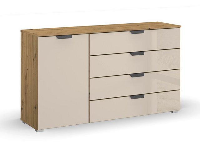 Rauch Möbel Vitrine Kommode Sideboard Artemis, Eiche Artisan / champagner günstig online kaufen