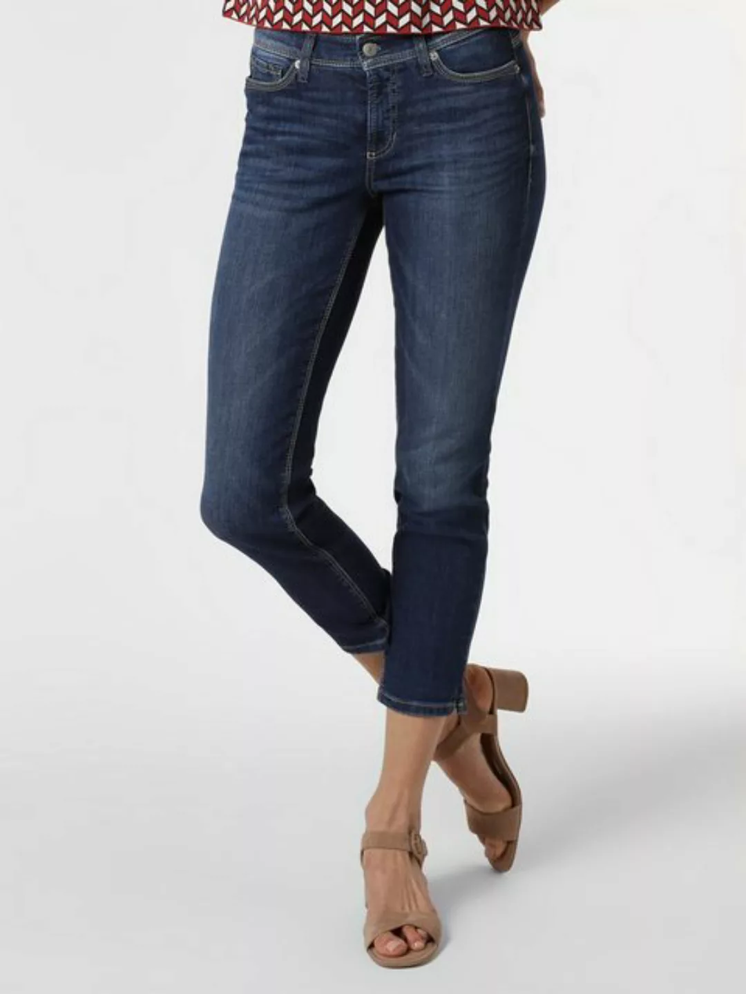 Cambio 5-Pocket-Jeans Damen Jeans "Piper" Slim Fit verkürzt (1-tlg) günstig online kaufen