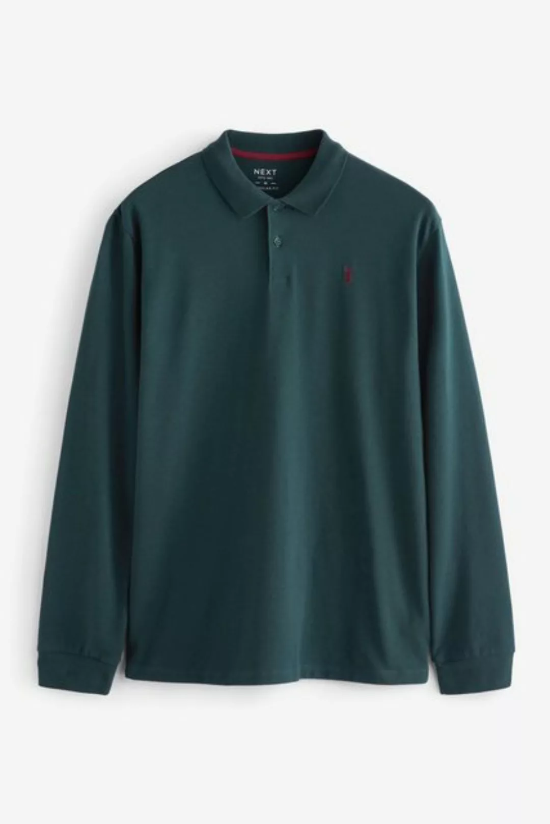 Next Langarm-Poloshirt Langärmeliges Pikee-Poloshirt (1-tlg) günstig online kaufen