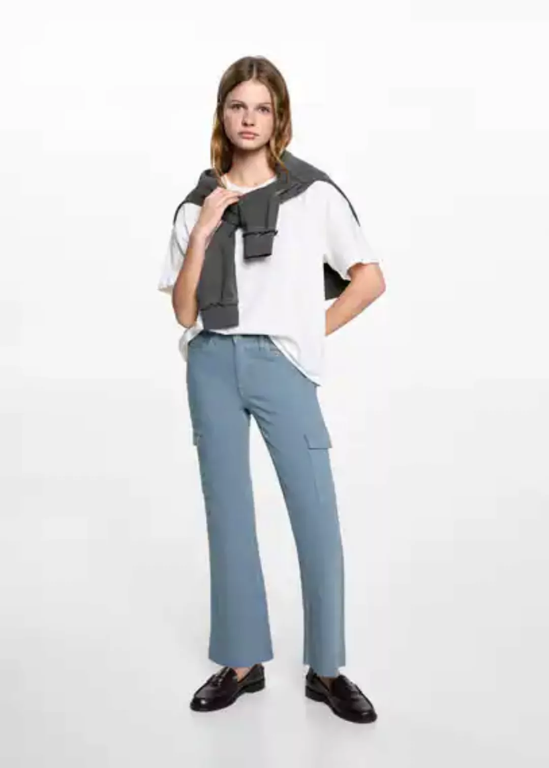 Cargo-Jeans in Cropped-Länge günstig online kaufen