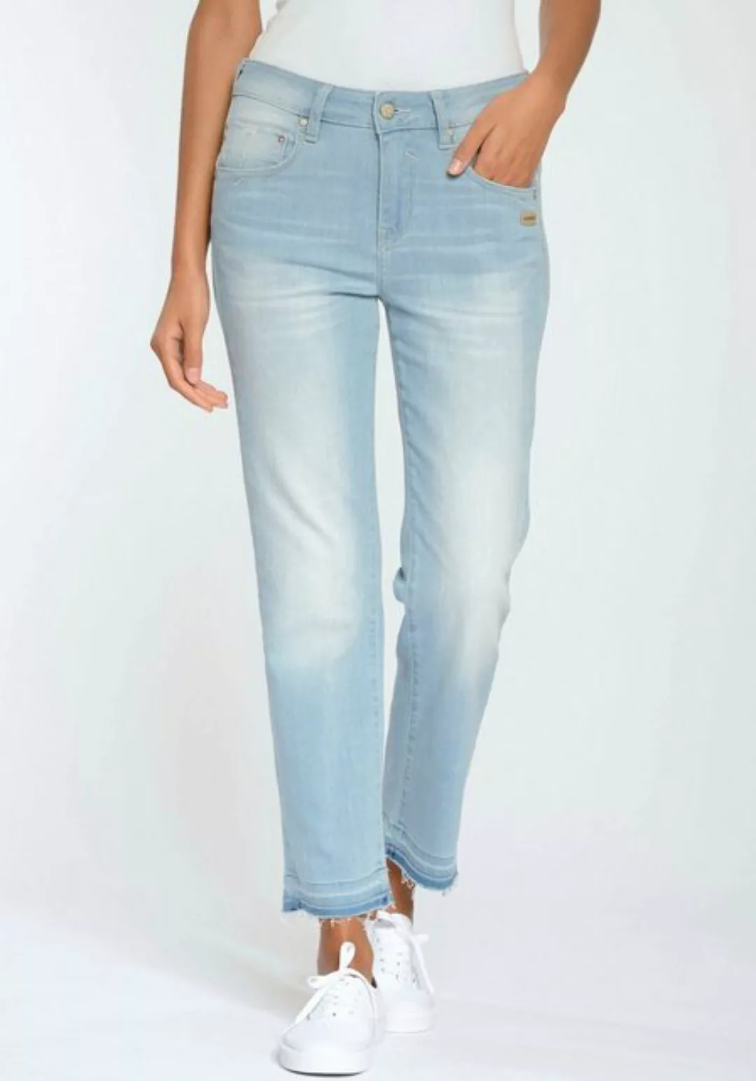 GANG Straight-Jeans 94RUBINIA CROPPED perfekter Sitz durch Elasthan-A günstig online kaufen