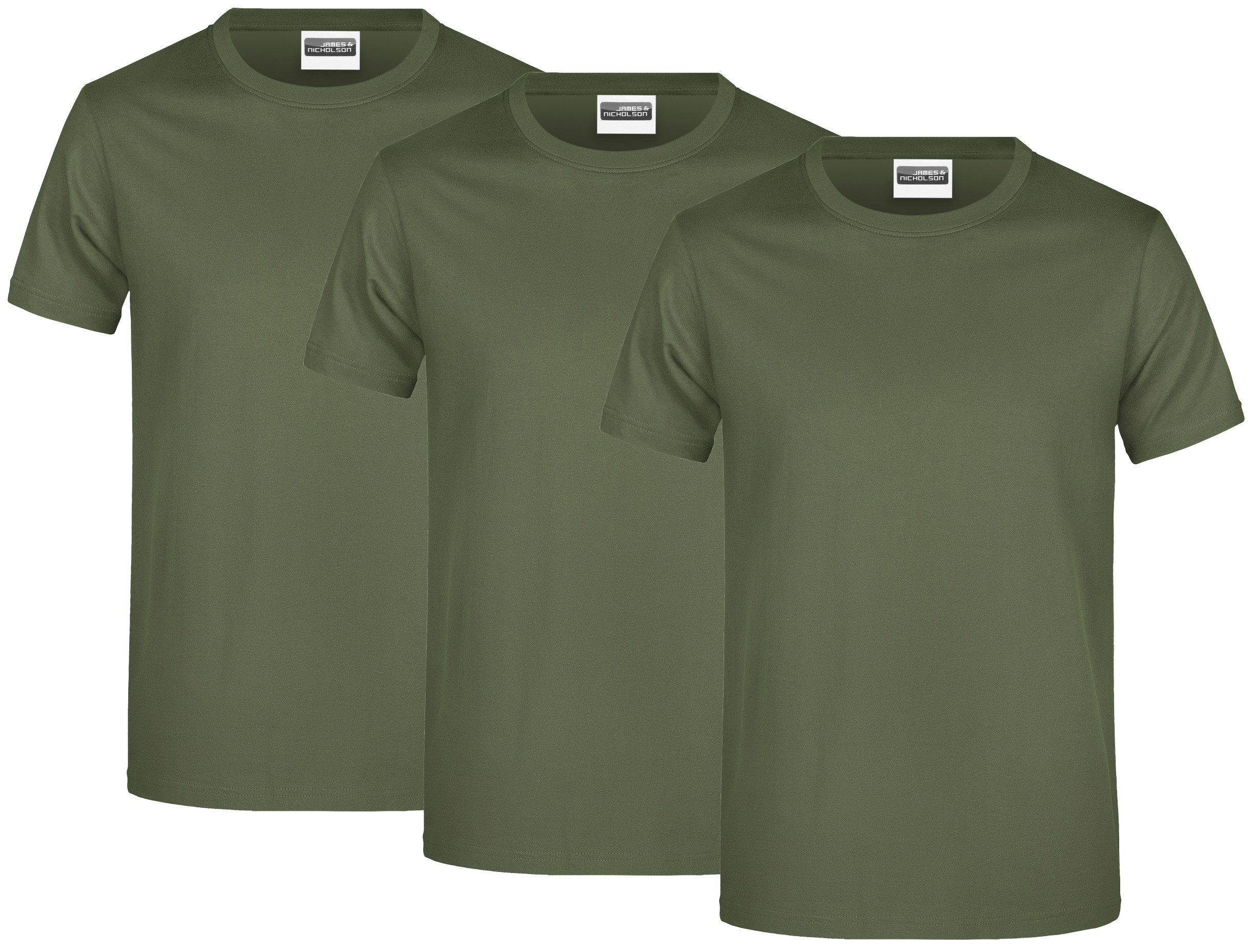 James & Nicholson T-Shirt 3er-Pack Klassisches günstig online kaufen