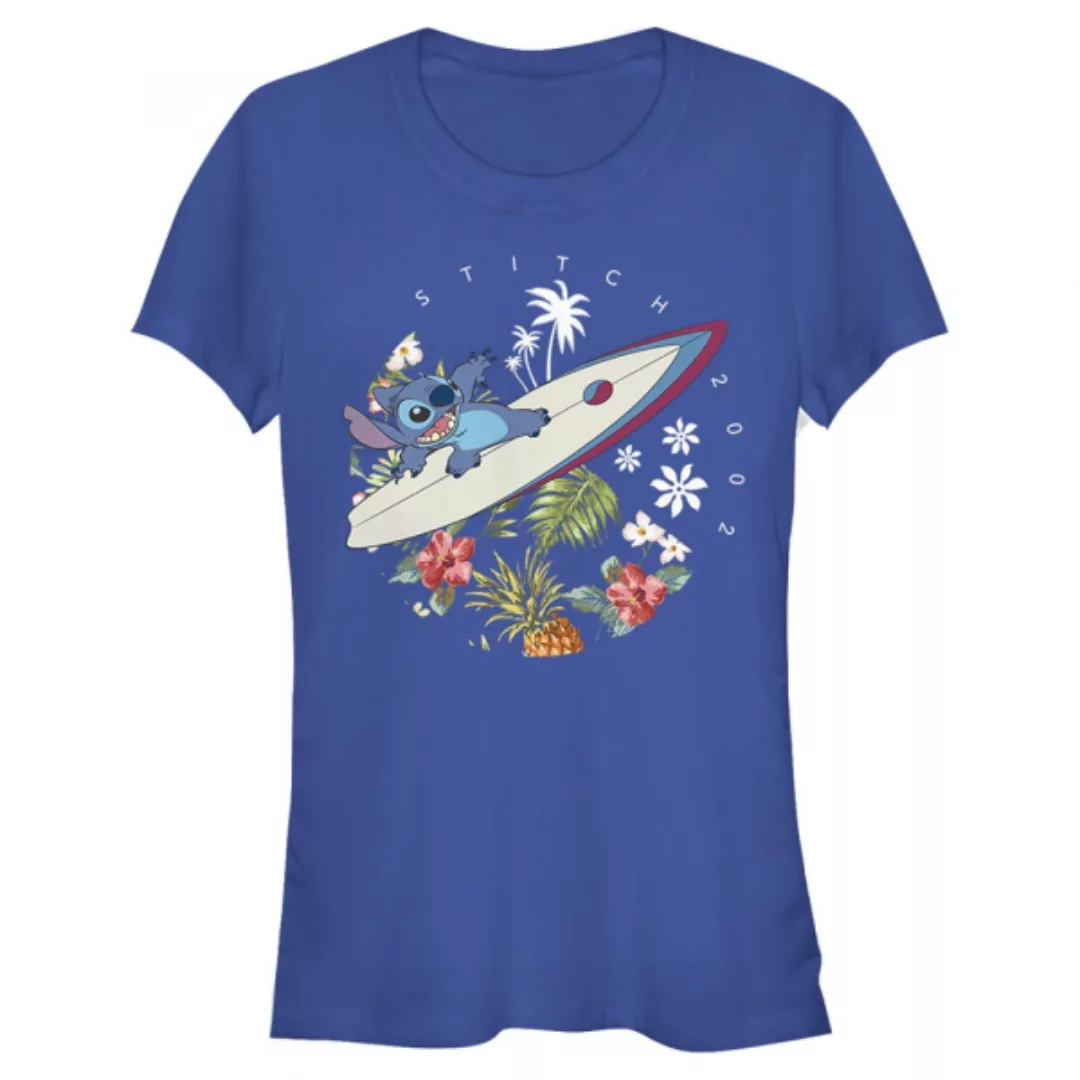 Disney - Lilo & Stitch - Lilo & Stitch Surfer Dude - Frauen T-Shirt günstig online kaufen