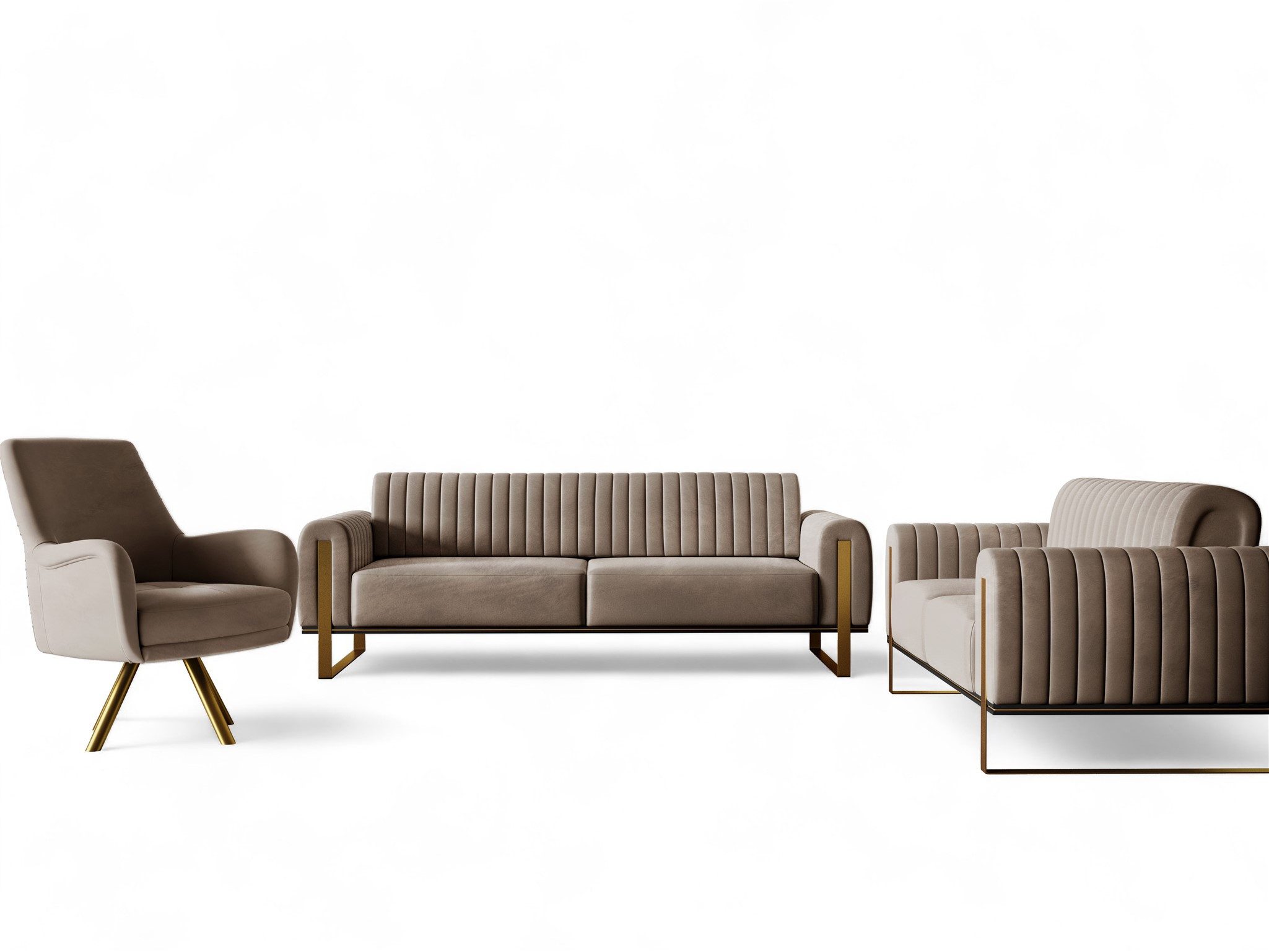 Fun Möbel Polstergarnitur Sofaset Designersofas FUN günstig online kaufen