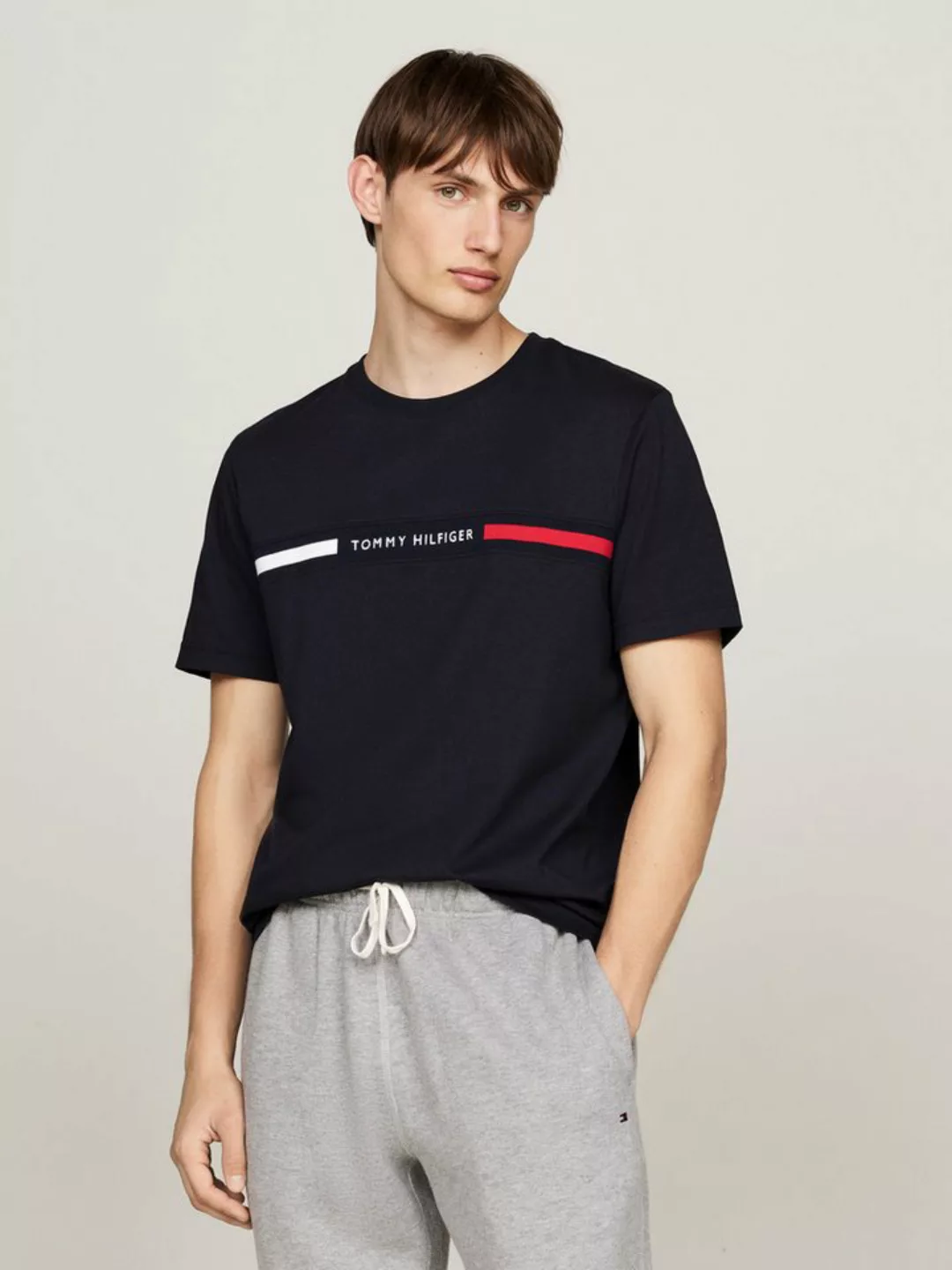 Tommy Hilfiger T-Shirt HILFIGER CHEST INSERT TEE günstig online kaufen