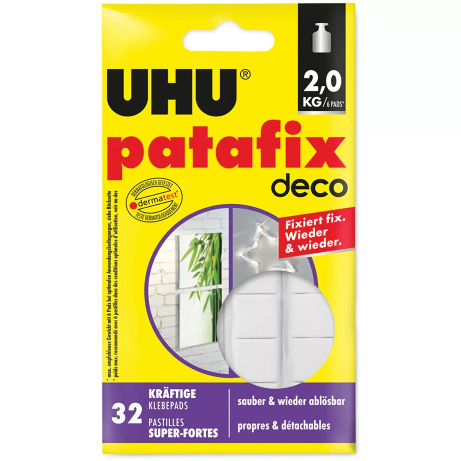 Uhu Patafix Homedeko 32 Pads günstig online kaufen