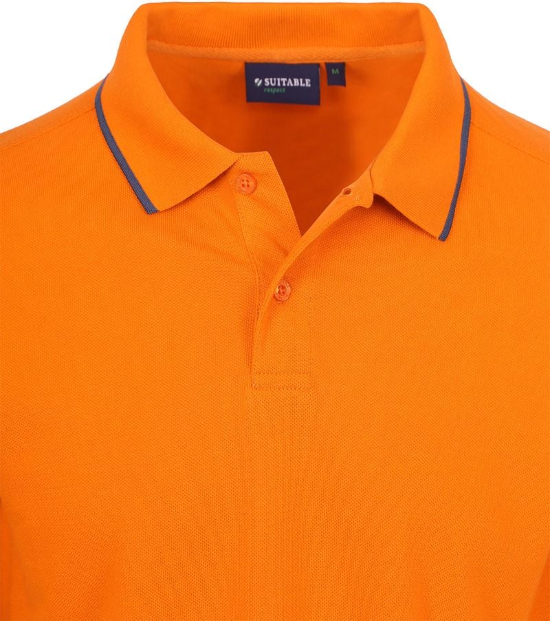 Suitable Respect Poloshirt Tip Ferry Orange - Größe M günstig online kaufen