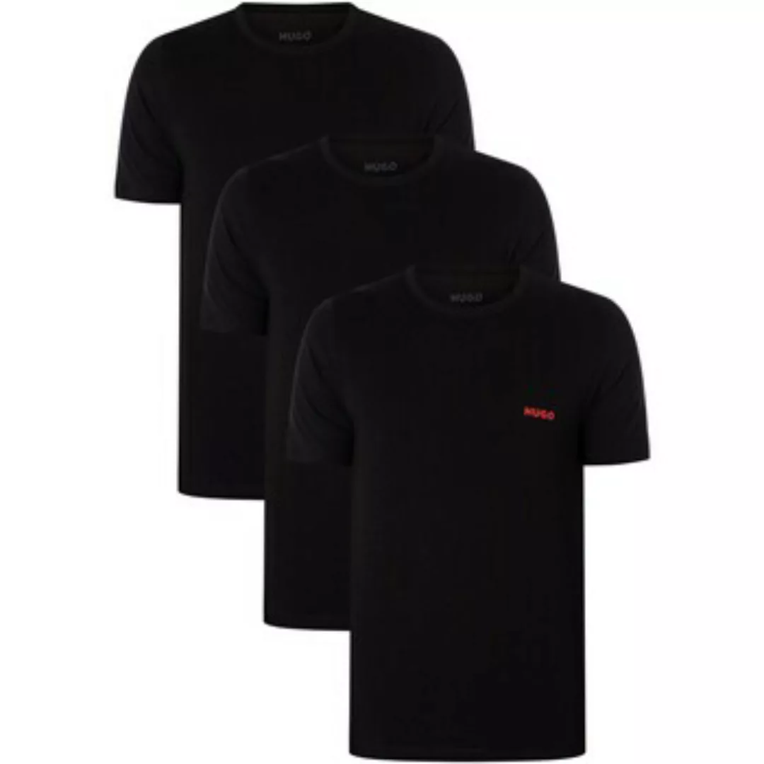 BOSS  Pyjamas/ Nachthemden 3er-Pack Lounge-T-Shirts mit Rundhalsausschnitt günstig online kaufen