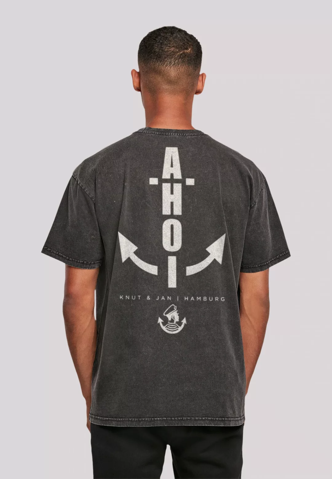 F4NT4STIC T-Shirt "Ahoi Anker Knut & Jan Hamburg", Print günstig online kaufen