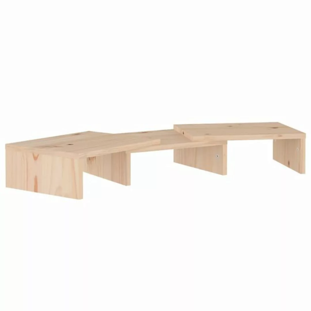 vidaXL TV-Schrank Monitorständer 60x24x10,5 cm Massivholz Kiefer Display Sc günstig online kaufen