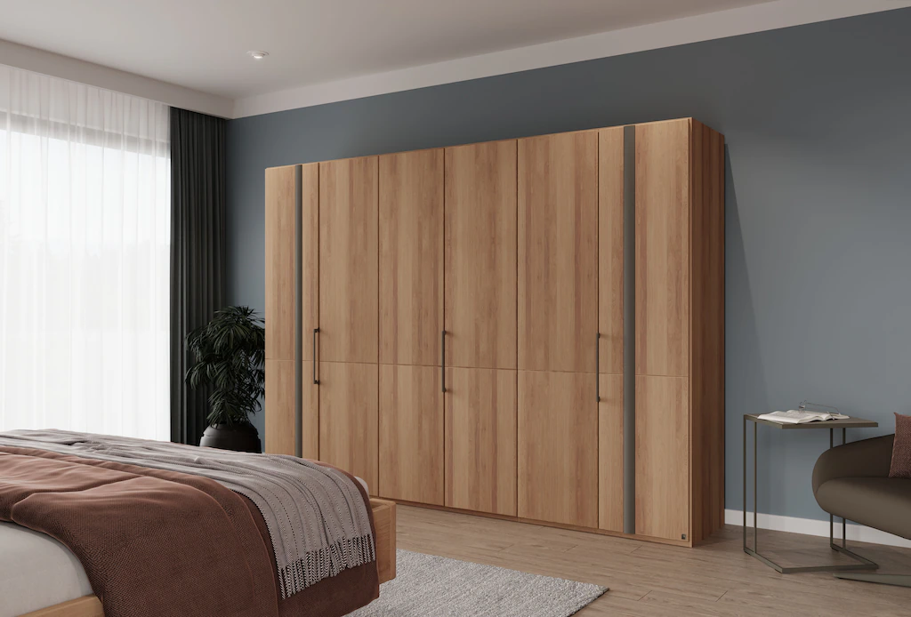 Musterring Drehtürenschrank "Sorrent, Kleiderschrank, teilmassiv Eiche", (m günstig online kaufen