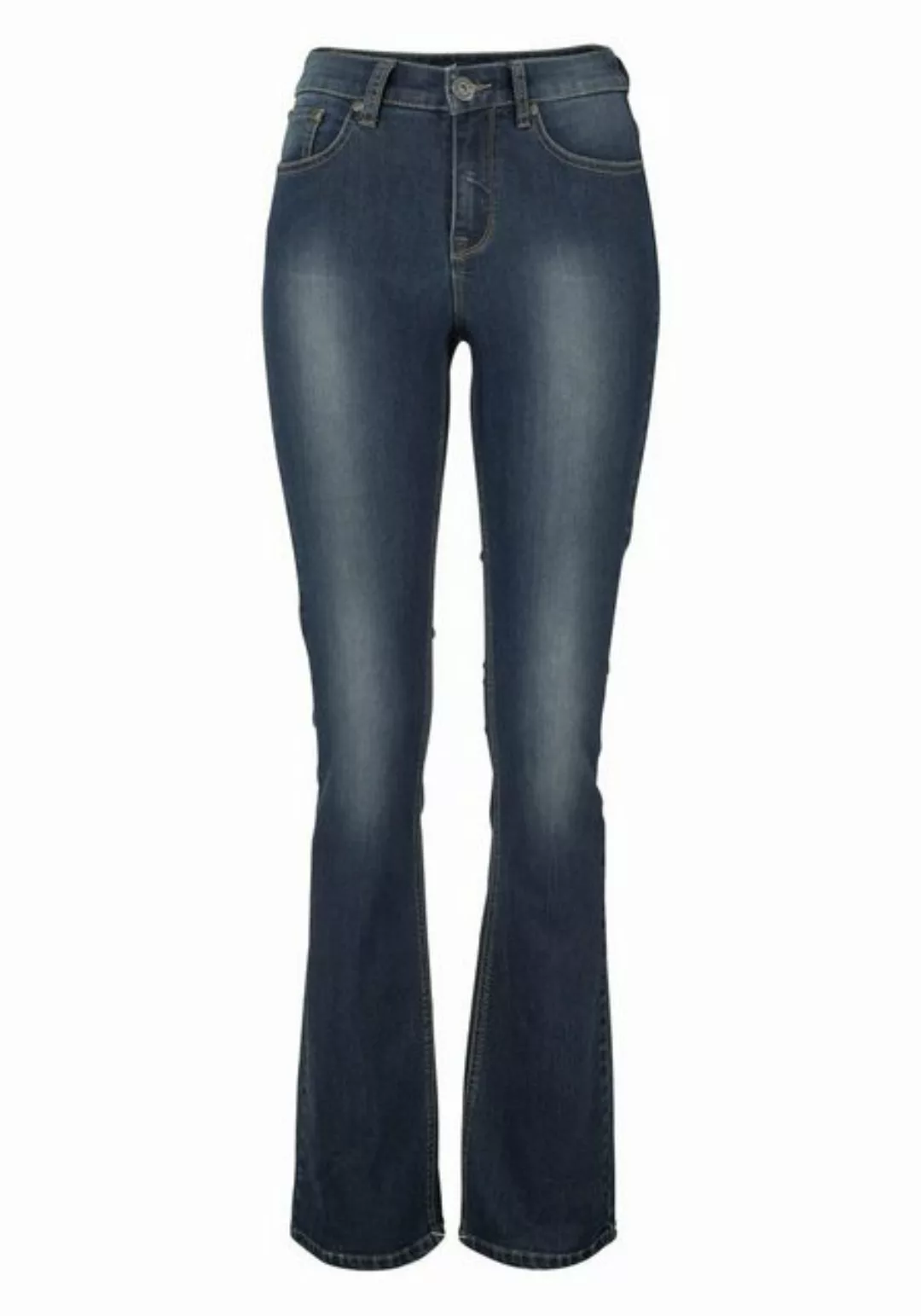 Arizona Bootcut-Jeans Shaping elastische Passform, Bootcut-Beinform, Used-W günstig online kaufen