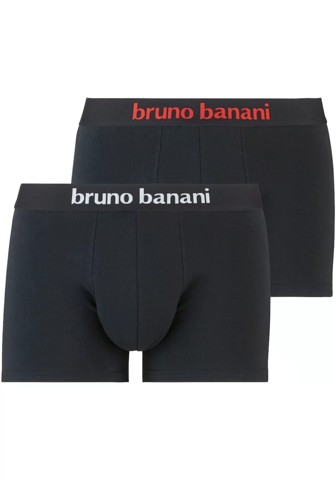 Bruno Banani Boxer, (2er Pack), mit kontrastreichem Logobund günstig online kaufen