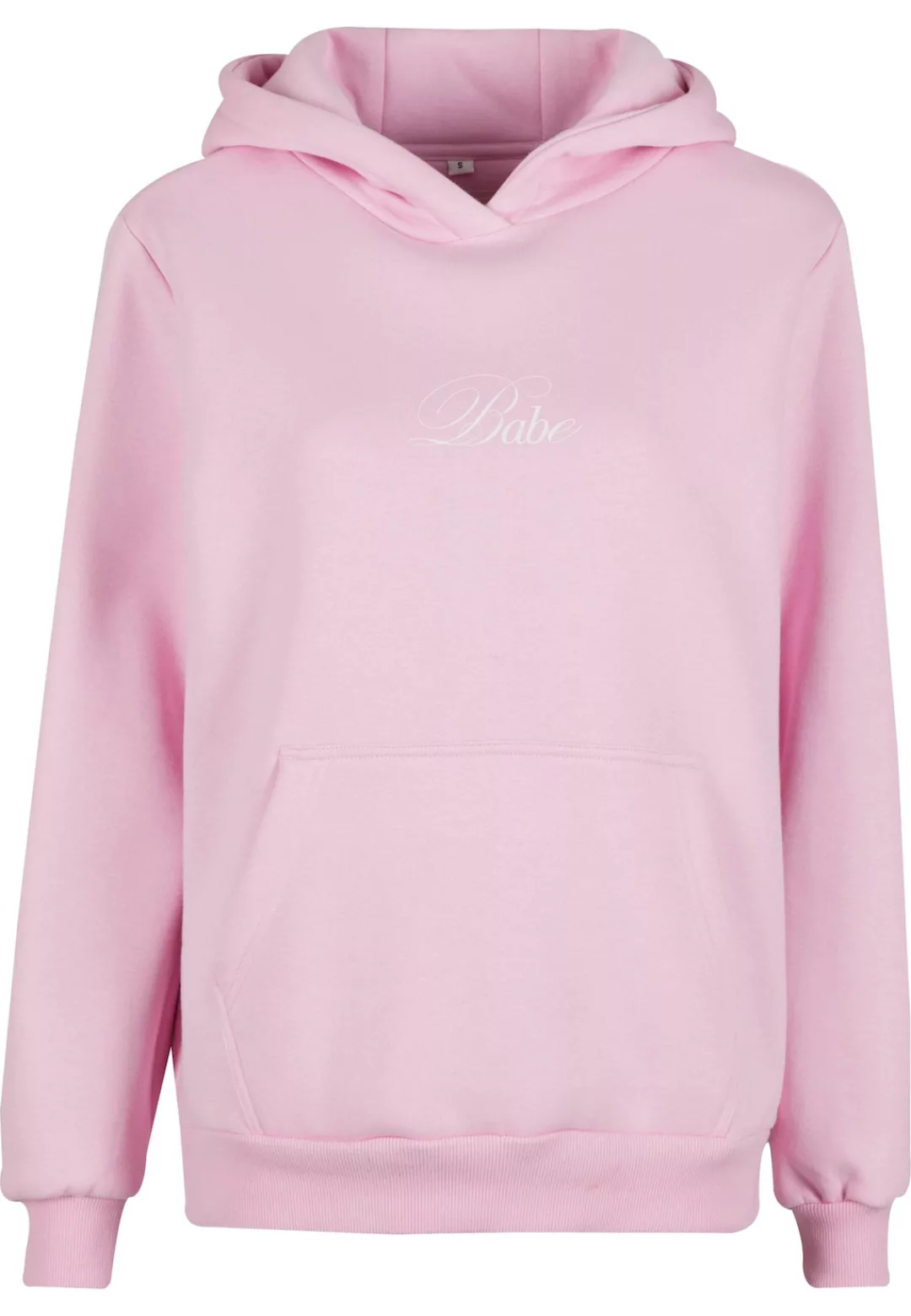 Miss Tee Kapuzenpullover "Miss Tee Babe Wording Ladies Fluffy Hoody" günstig online kaufen