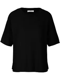 Pullover 1/2-Arm aus 100% Baumwolle Peter Hahn schwarz günstig online kaufen