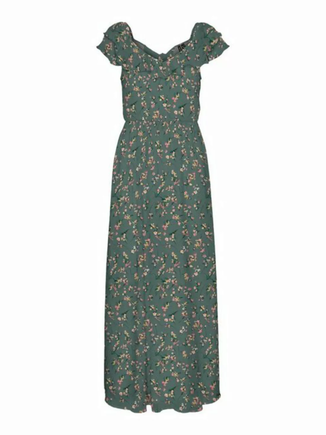 Vero Moda Sommerkleid SMILLA (1-tlg) Drapiert/gerafft, Cut-Outs, Volant günstig online kaufen