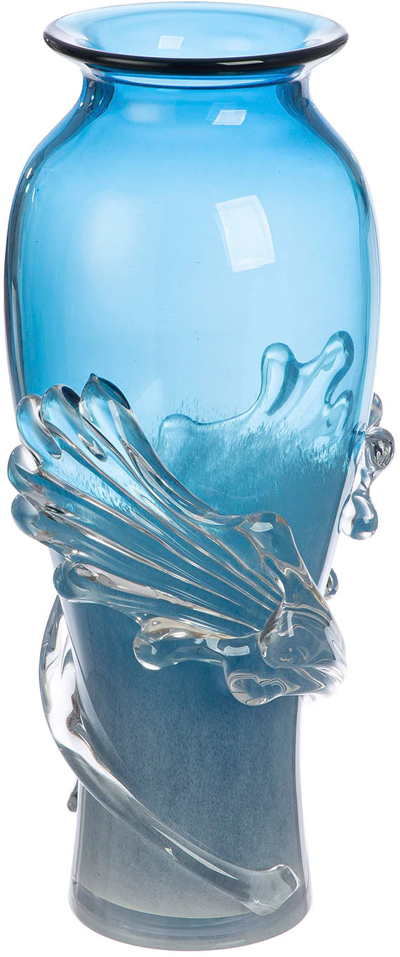 Casablanca by Gilde Tischvase "Vase Wave blau", (1 St.) günstig online kaufen