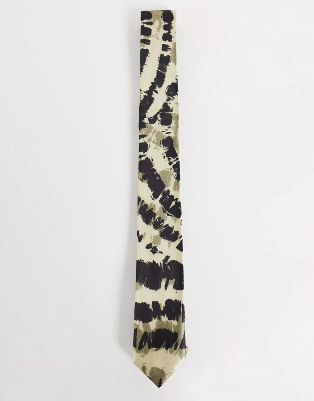 Bolongaro Trevor – Krawatte mit Batikmuster-Schwarz günstig online kaufen