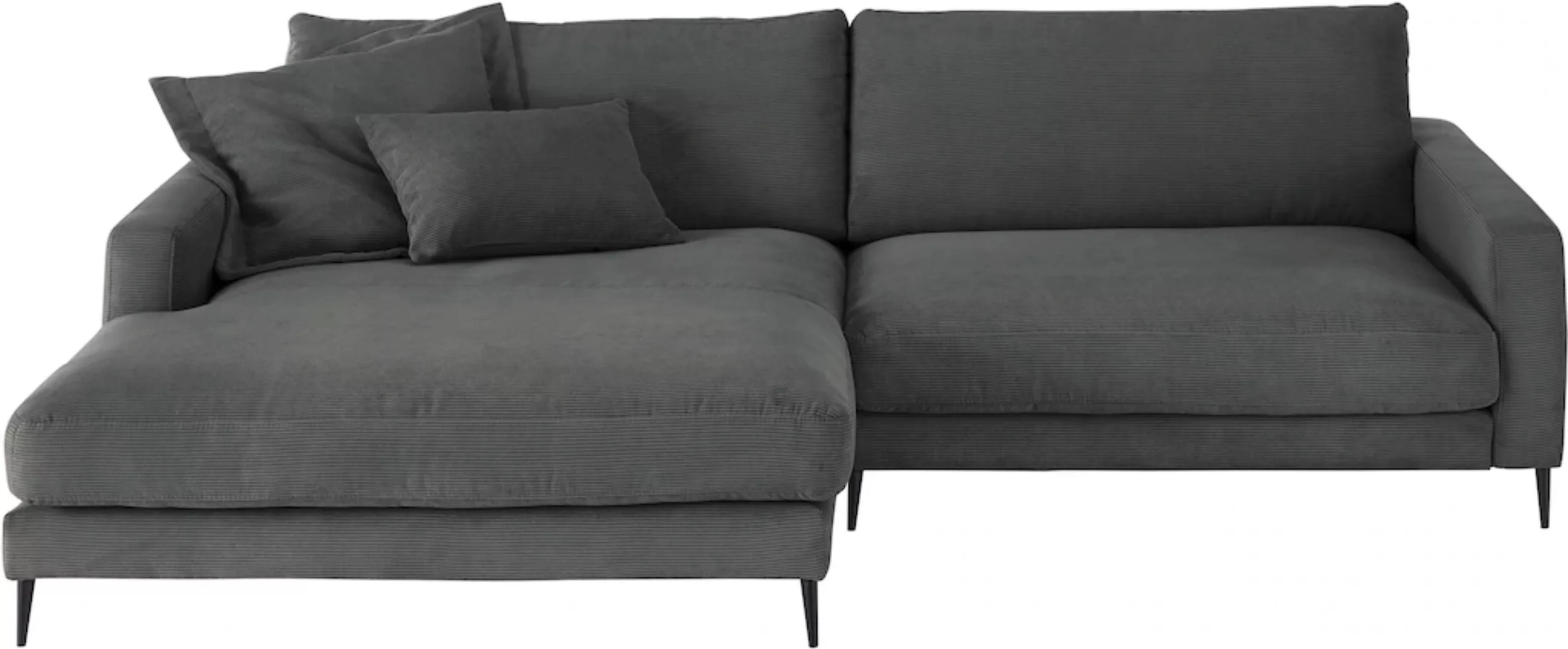 INOSIGN Ecksofa »Downtown, B/T/H: 272/190/84 cm L-Form«, weicher Sitzkomfor günstig online kaufen