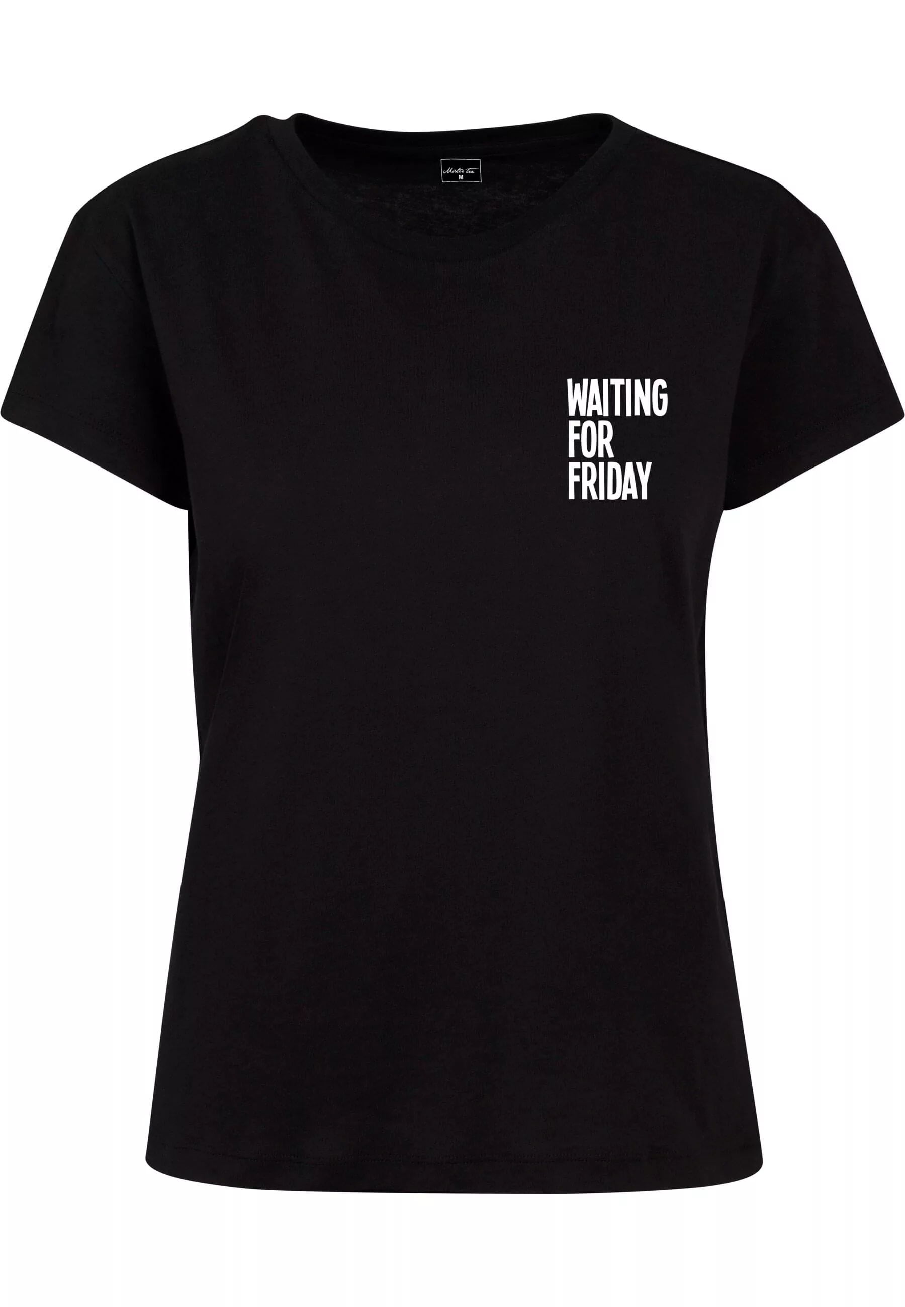 MisterTee T-Shirt "MisterTee Damen Ladies Waiting For Friday Box Tee" günstig online kaufen