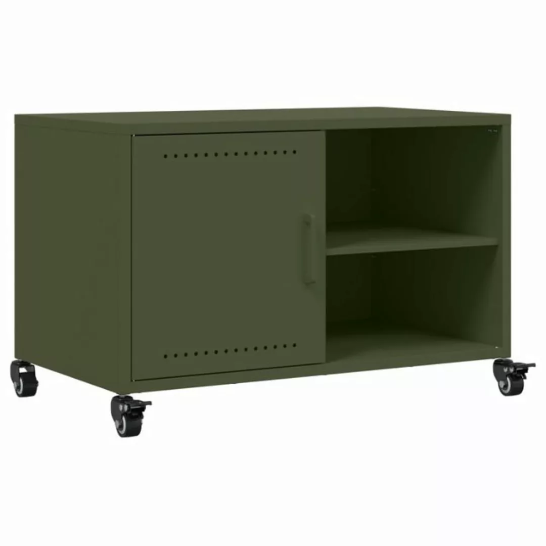 vidaXL TV-Schrank TV-Schrank Olivgrün 68x39x43,5 cm Stahl (1-St) günstig online kaufen