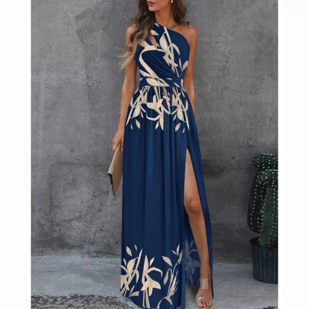 BlauWave Maxikleid Outdoor Frauen Lange One Shoulder Elegante (1-tlg., Aben günstig online kaufen