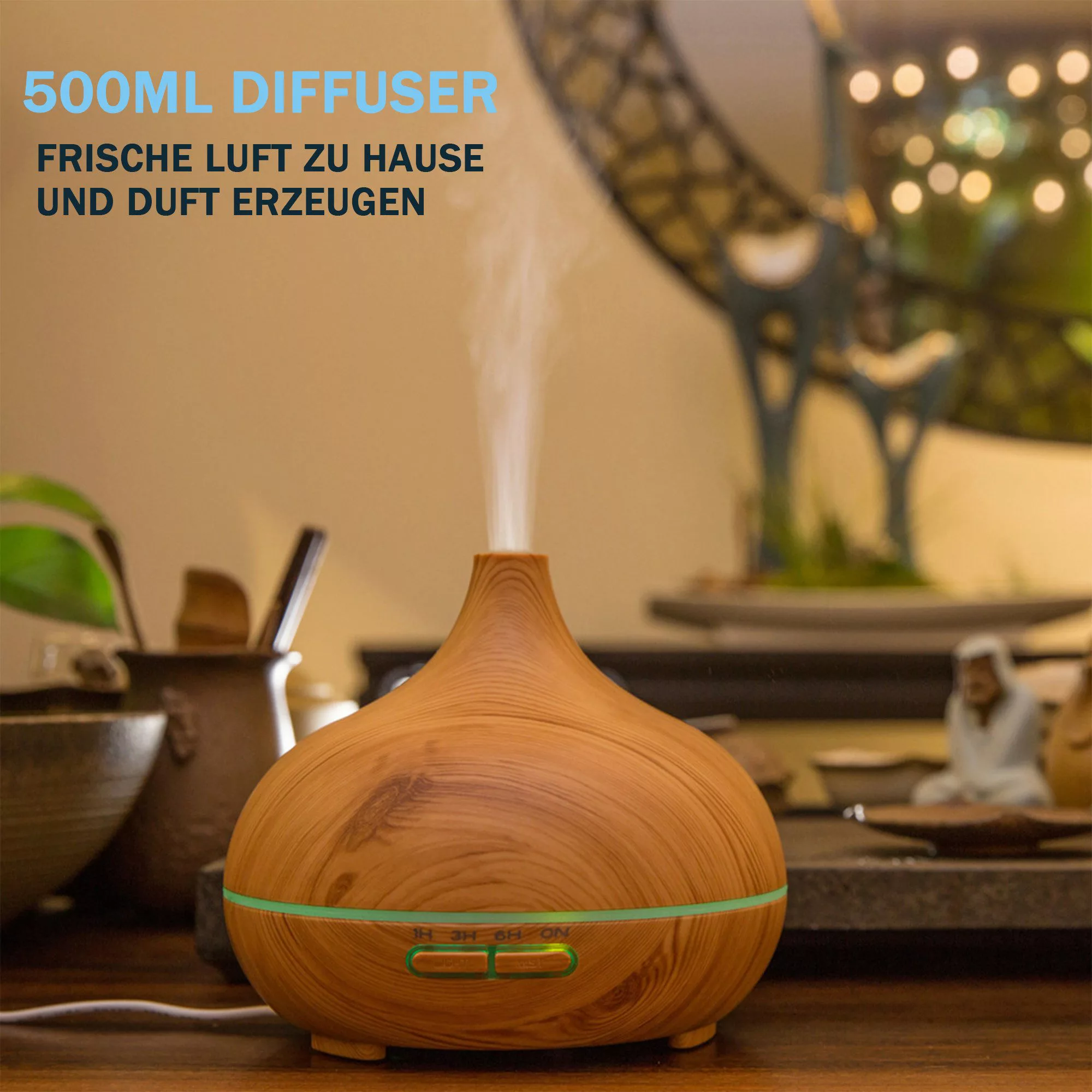 BRAIDOL Luftbefeuchter Diffuser Ultraschall Aroma Diffusor günstig online kaufen