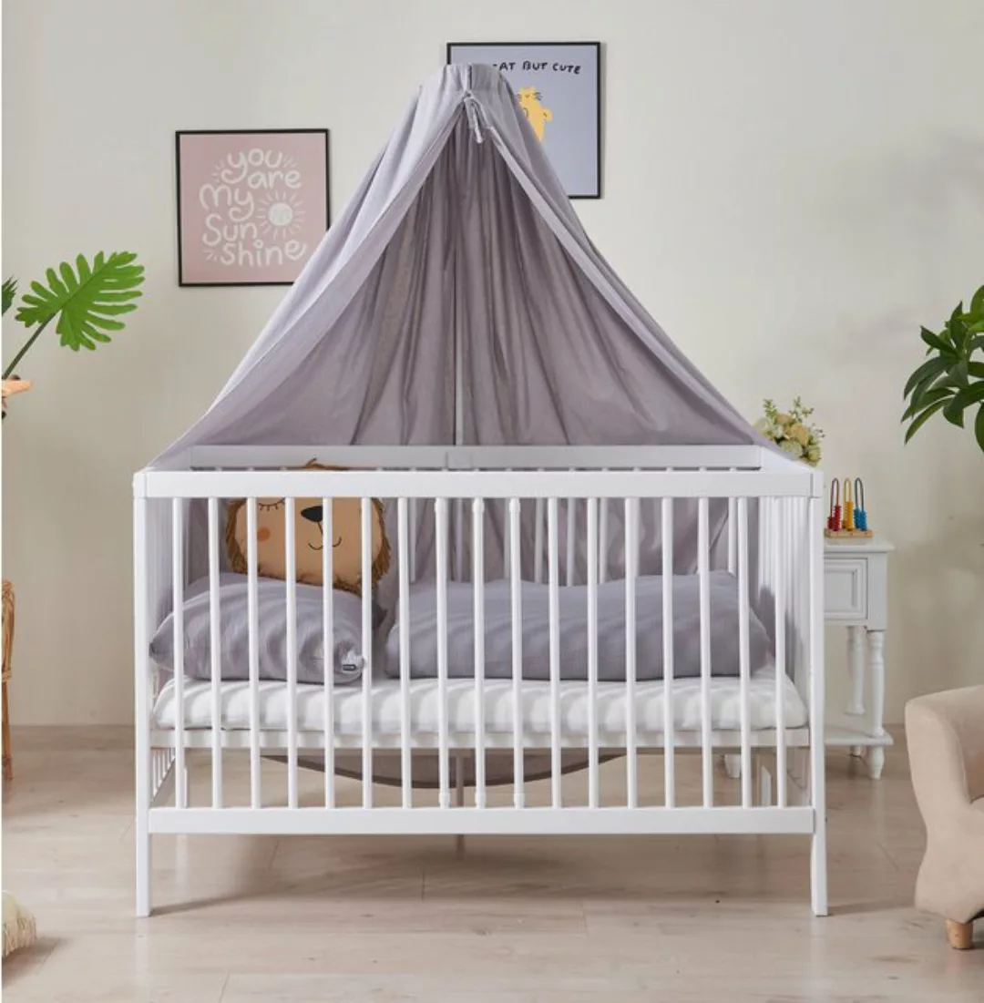 Alavya Home® Komplettbett TOBI 5-tlg.SET für Kleine Babys I 9-fach höhenver günstig online kaufen