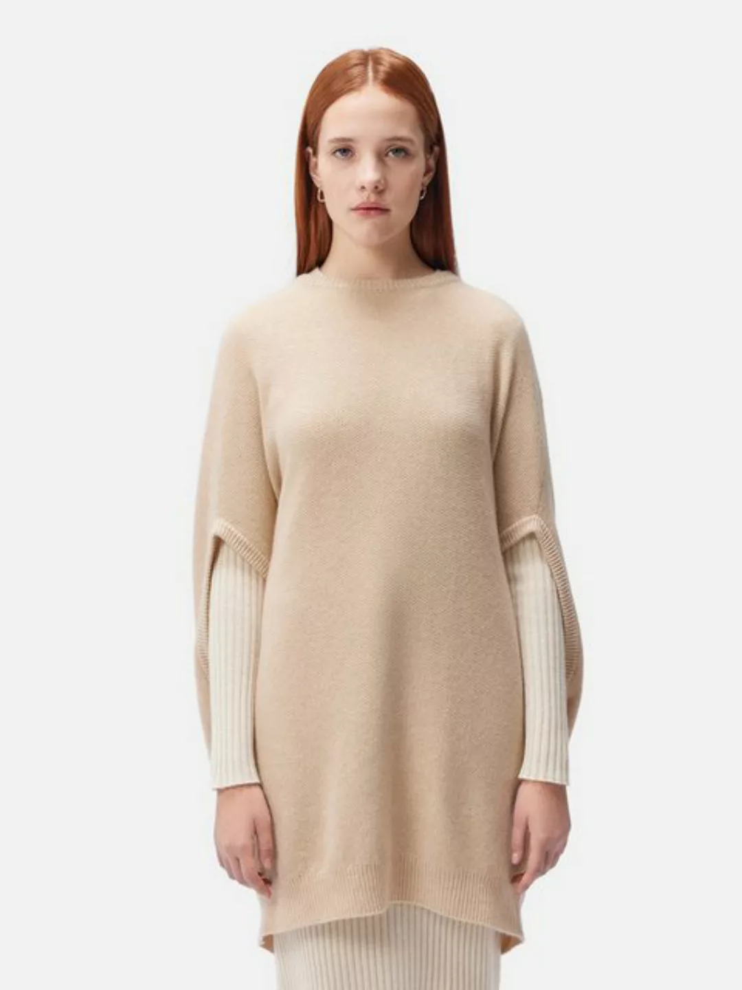 GOBI Cashmere Rundhalspullover Kokonpullover aus Kaschmir günstig online kaufen