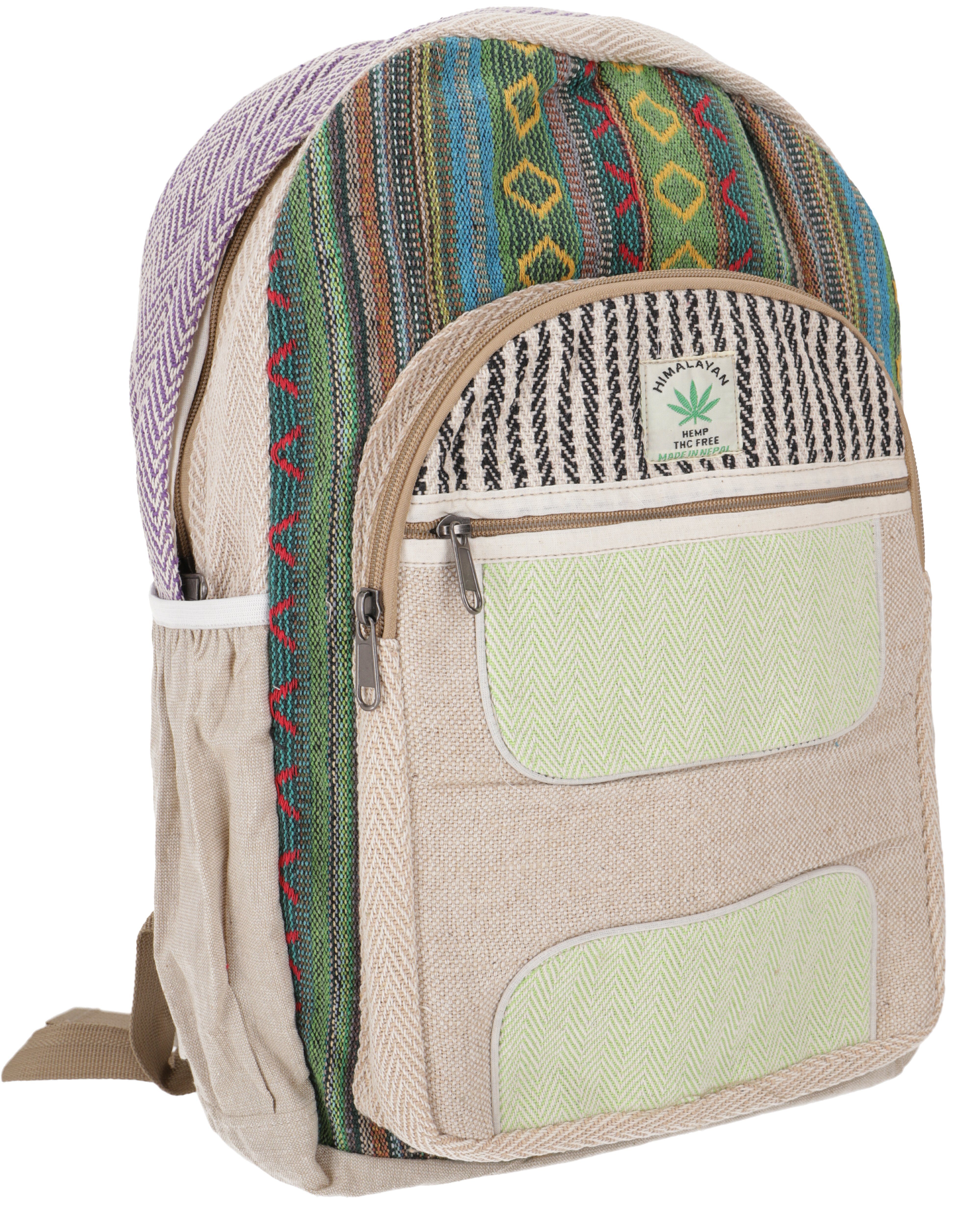 Guru-Shop Freizeitrucksack Ethno Hanf Rucksack - günstig online kaufen