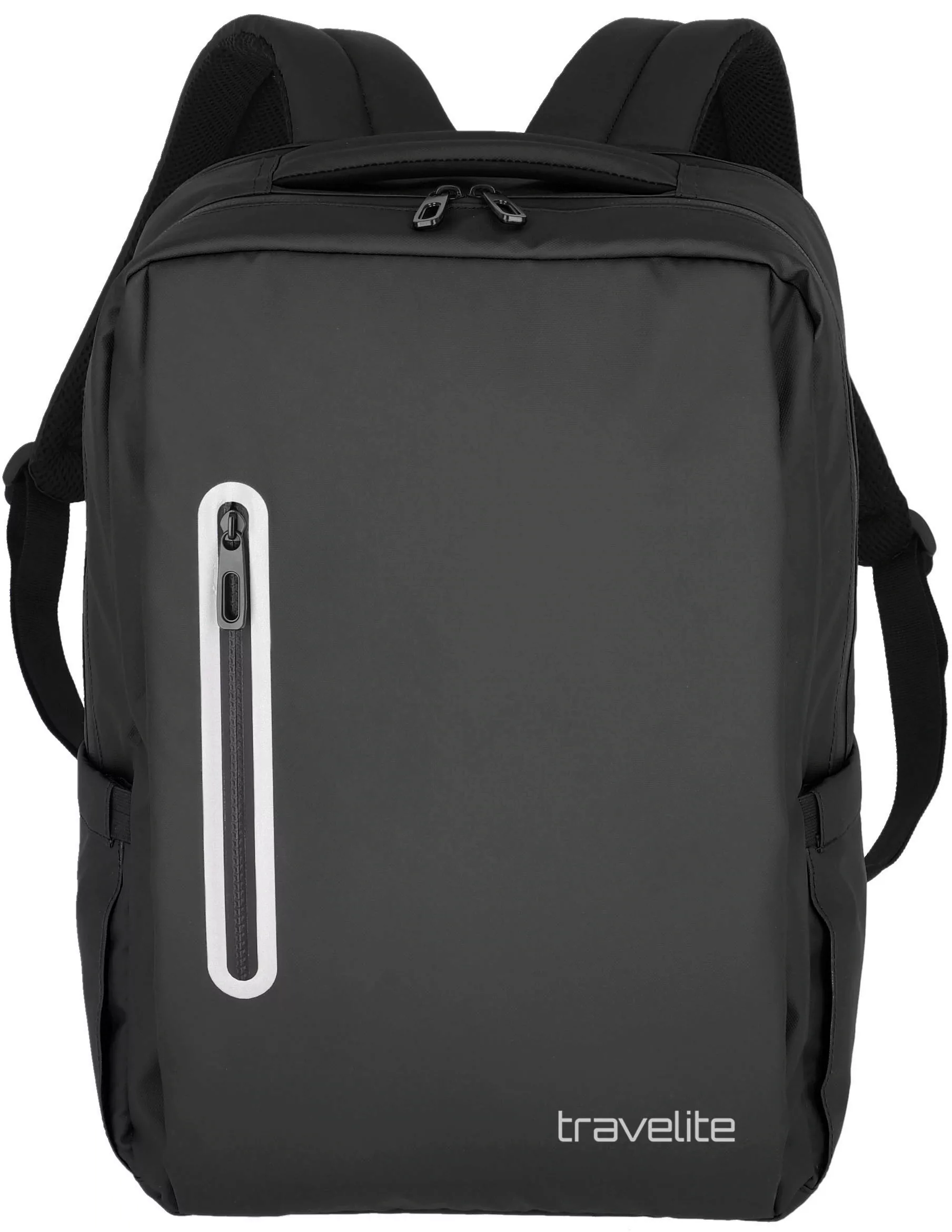 travelite Rucksack "Basics Boxy, 43 cm, schwarz" günstig online kaufen
