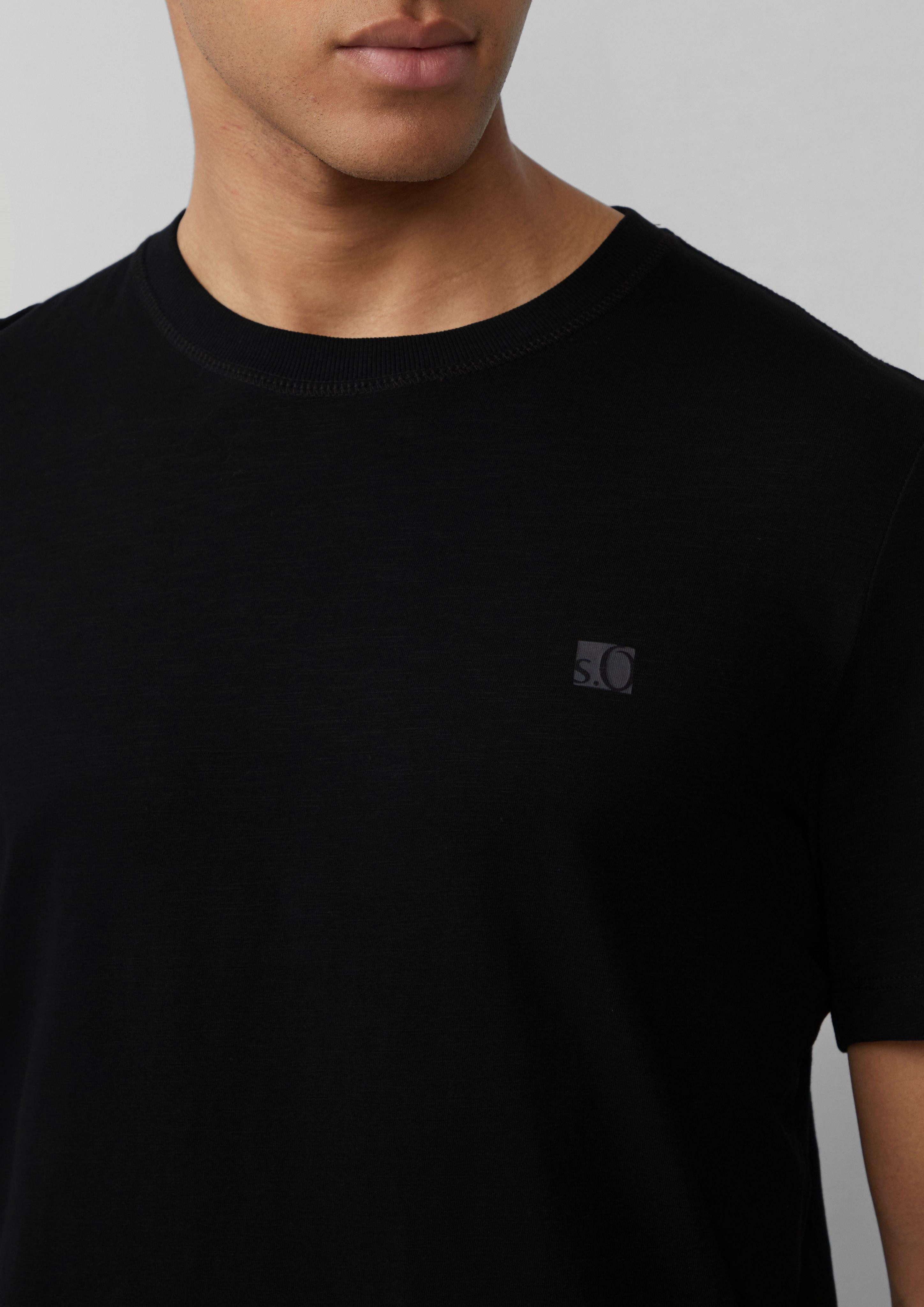 s.Oliver Kurzarmshirt T-Shirt mit Logo-Print Artwork günstig online kaufen