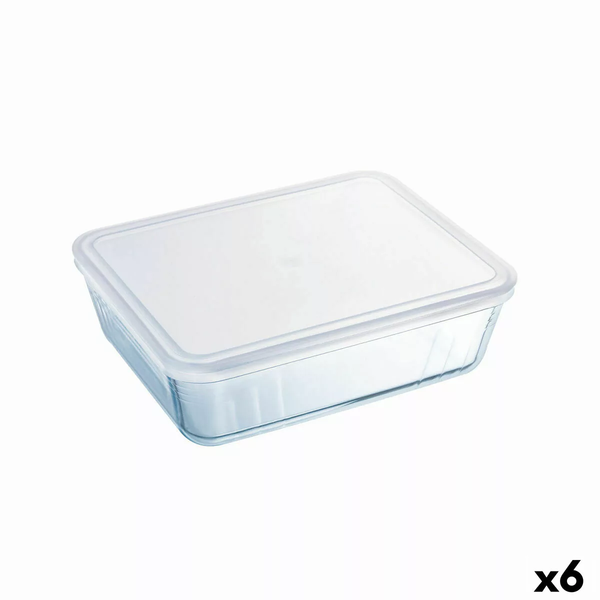 Rechteckige Lunchbox Mit Deckel Pyrex Cook & Freeze 25 X 20 Cm Durchsichtig günstig online kaufen