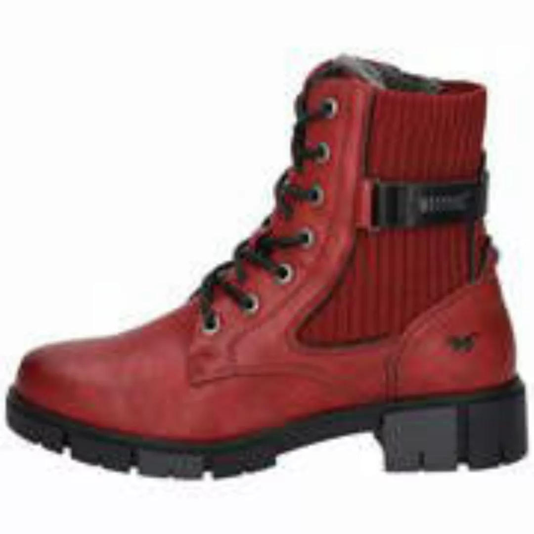 Mustang Schnürstiefelette Damen rot günstig online kaufen