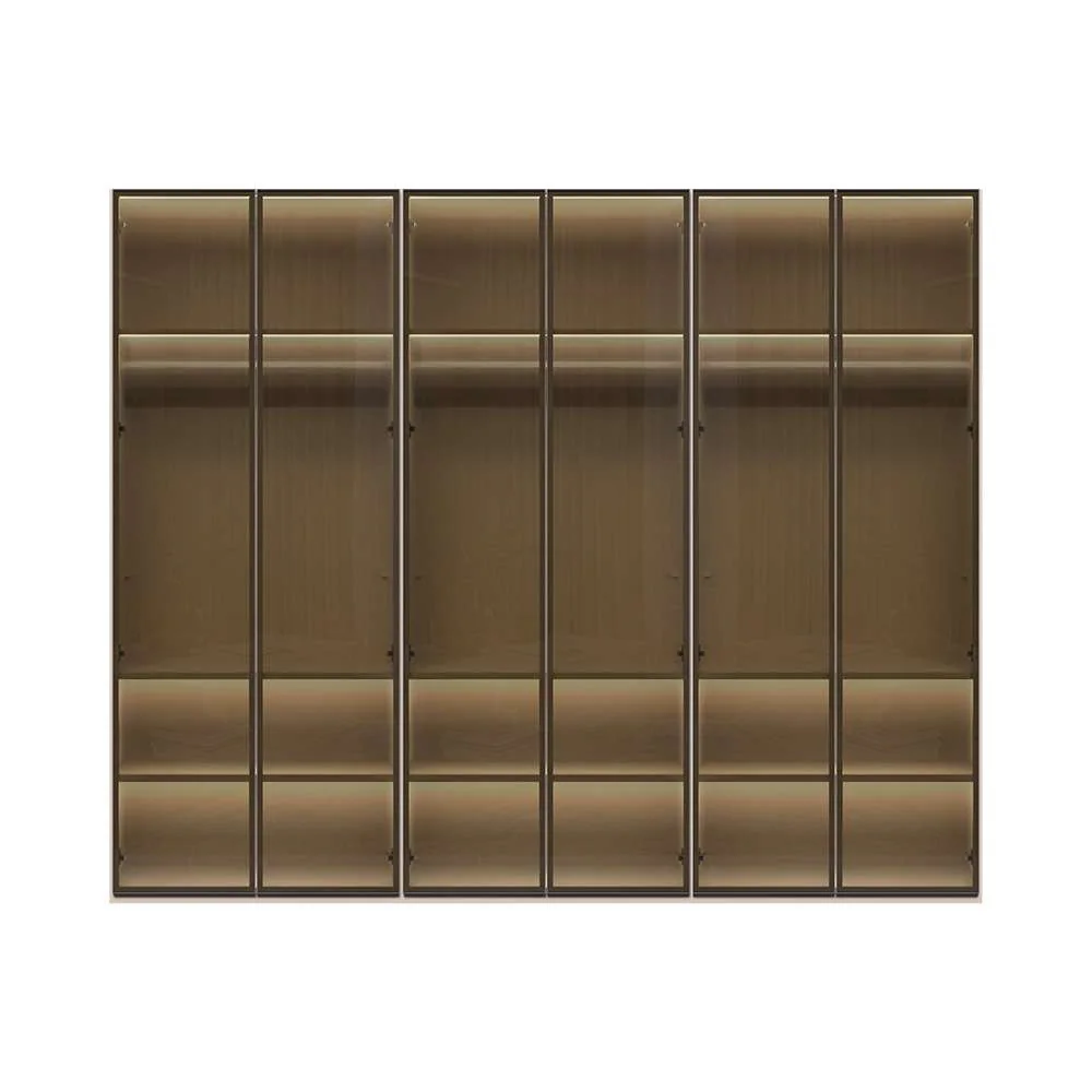 Places of Style Drehtürenschrank »Opera Parsol-Glastüren, LED-Glasbodenbele günstig online kaufen