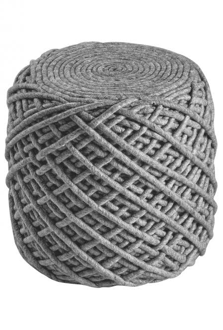 40x40 Teppich Pouf Royal 888 von Obsession silver günstig online kaufen