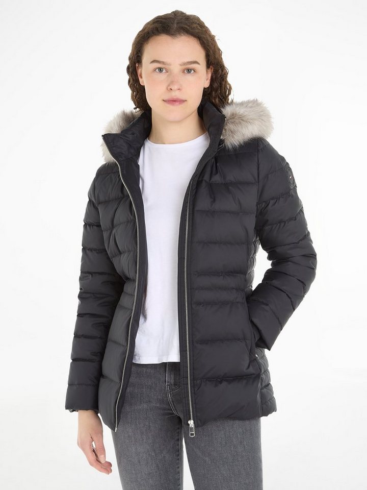 Tommy Hilfiger Daunenjacke TYRA DOWN JACKET WITH FUR mit Kunstpelz-Besatz a günstig online kaufen