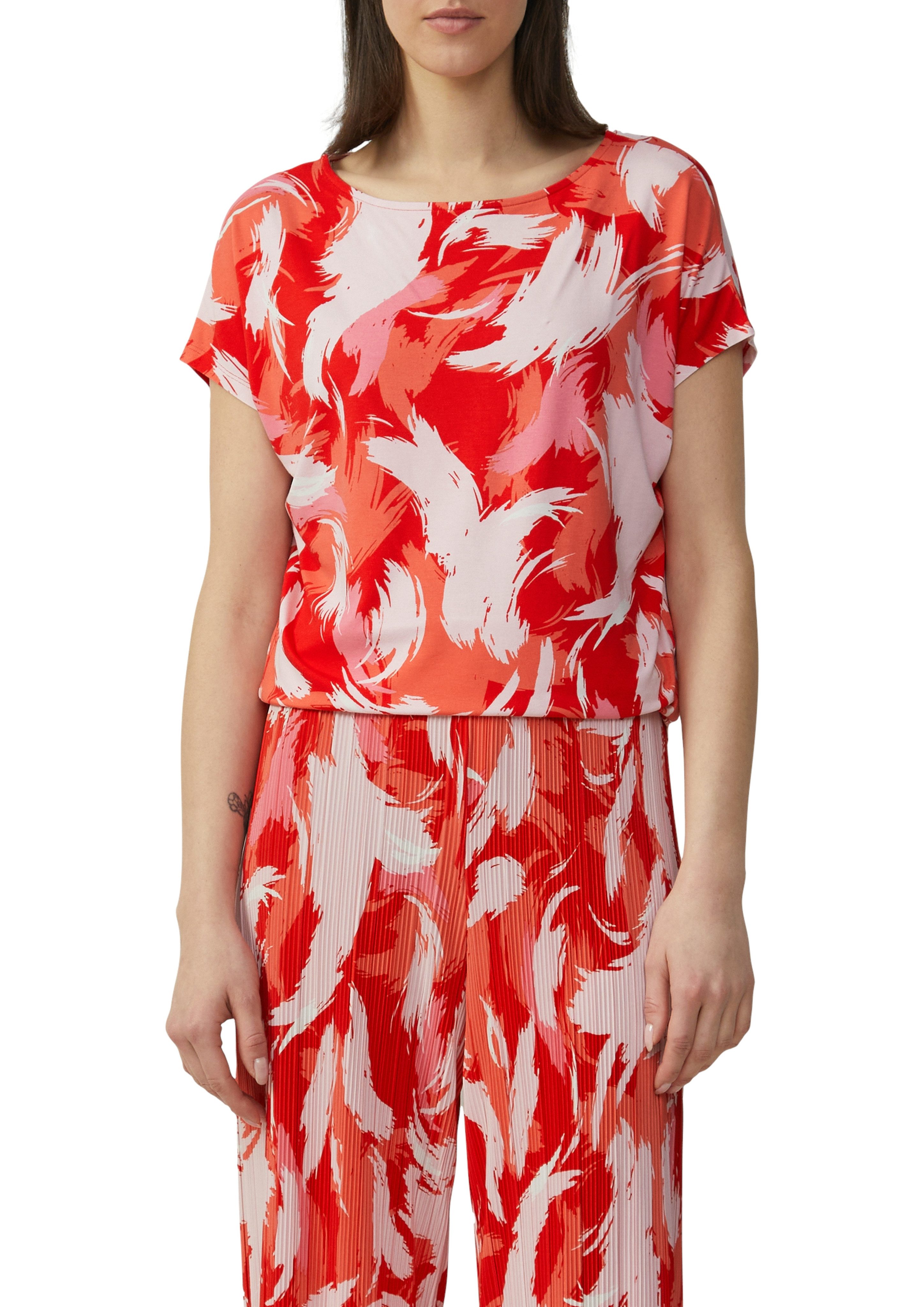 s.Oliver T-Shirt, mit All-Over Print günstig online kaufen