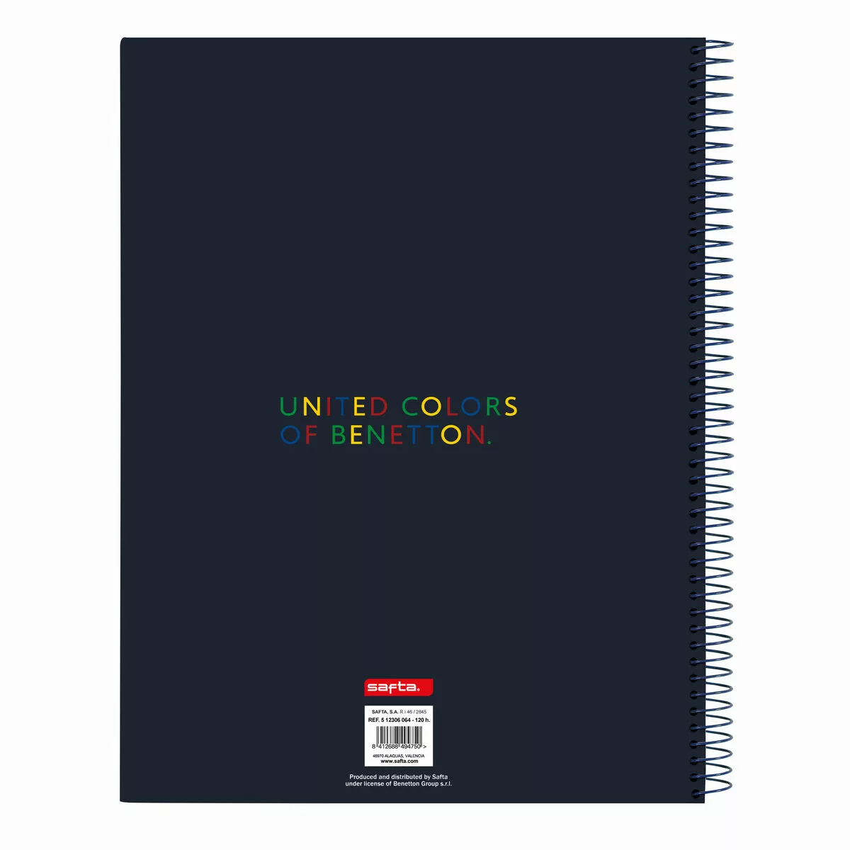 Notizbuch  Benetton Sixties Marineblau A4 (120 Bettlaken) günstig online kaufen